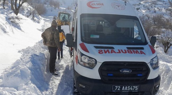 Batman Sason'da sağlık ekipleri COVID hastası için seferber oldu