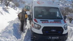 Batman Sason'da sağlık ekipleri COVID hastası için seferber oldu