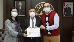 ERÜ öğretim elemanlarının projesine birincilik ödülü