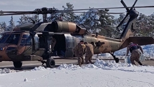 Gaziantep'e helikopter desteği 