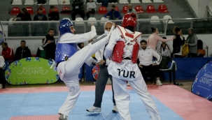 Gaziantep'te İşitme Engelliler Karate ve Tekvando Türkiye Şampiyonası yapıldı 