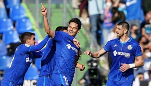 Getafe lider Real Madrid'i Enes Ünal'ın golüyle mağlup etti