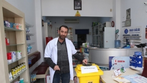 İzmir Çiğli’de atık ilaçlar doğaya karışmayacak