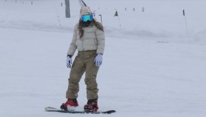 Kayak merkezlerinde en fazla kar kalınlığı Kartalkaya'da ölçüldü