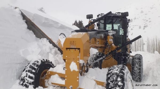 Kayseri'de kapanan 640 mahalle yolu ulaşıma açıldı