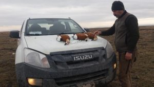 Kayseri'de yasa dışı avlanan 7 kişi yakalandı