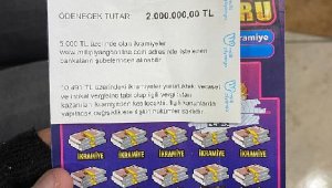 Kazı kazandan 2 milyon TL kazandı; o anlar güvenlik kamerasında