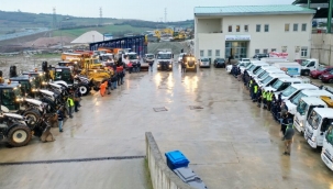 Kocaeli İzmit'te kar teyakkuzu