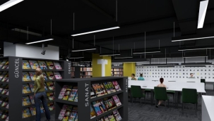 Kocaeli İzmit'te Z kuşağına hitap edecek kütüphane 