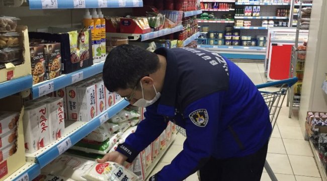 Kocaeli Kartepe ve Derince'de market denetimi