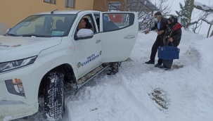 Malatya yolda kalanların imdadına yetişti