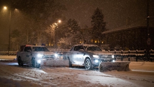 Melikgazi'den Kar mesaisine tam gaz devam