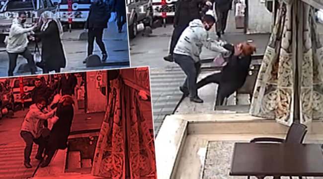 Sarıyer'de dehşet anları! Arkasına bakmadan kaçtı