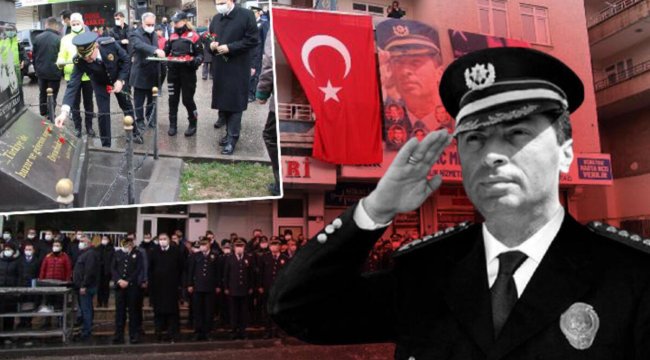 Şehit Emniyet Müdürü Gaffar Okkan ile 5 mesai arkadaşı anıldı