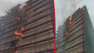 Son dakika: Restorasyonu süren tarihi Liman Han’da yangın