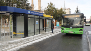 Talas'ta Kırsal bölgeler için özel durak