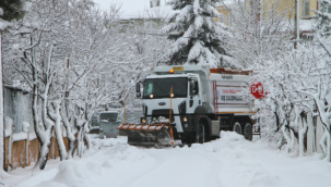 Talas'ta kış çalışmaları aralıksız sürüyor