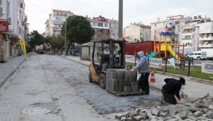 Balıkesir Edremit Belediyesi dört koldan yol yapıyor 