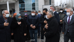 Başkan Büyükkılıç'a bir hizmet teşekkürü de Akkışla Belediye Başkanı Arslan'dan 