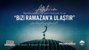 Başkan Palancıoğlun'dan Mübarek üç aylar mesajı 