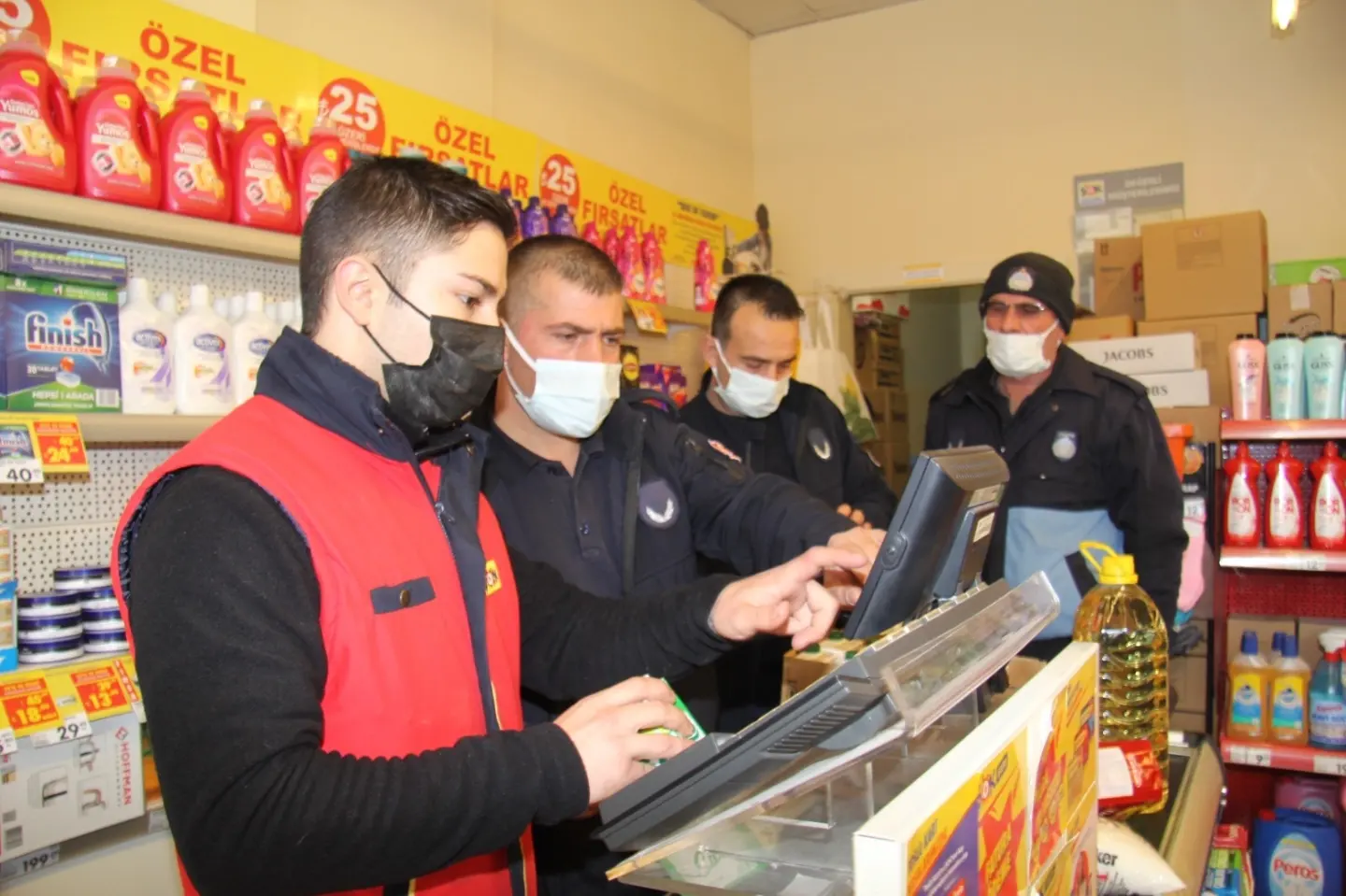 Bünyan'da KDV indirimi denetimi yapıldı