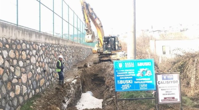 Bursa Gemlik'te Büyükşehir'den altyapı atağı