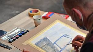 Bursa Osmangazi'de eskizler 'feth'etti