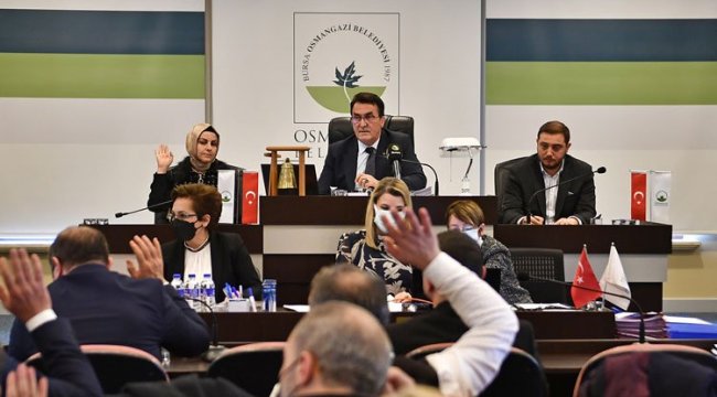 Bursa Osmangazi'de meclise 'kentsel' bilgilendirme