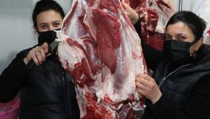 Çalıştıkları iş yeri kapanan 3 kadın kasap, kendi işinin patronu oldu