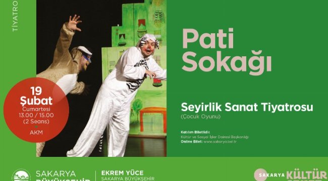 Çocuklar hafta sonu Sakarya'da tiyatro oyununda buluşacak