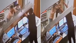 Hastanede dehşet anları... Tomografi odasını birbirine kattılar