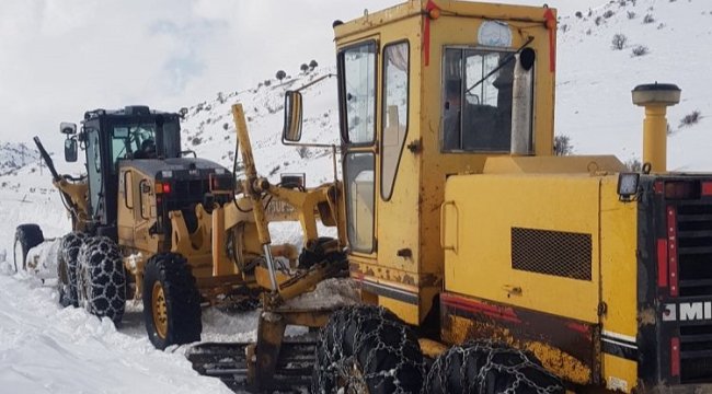 Kayseri Büyükşehir'den kar seferberliği