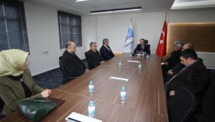 Kayseri Hacılar'da esnaftan başkana ziyaret