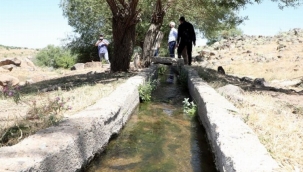 Kayseri Talas'ın mahzenleri suyuna kavuşuyor