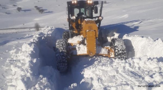 Kayseri'de 95 mahalle yolu ulaşıma açıldı