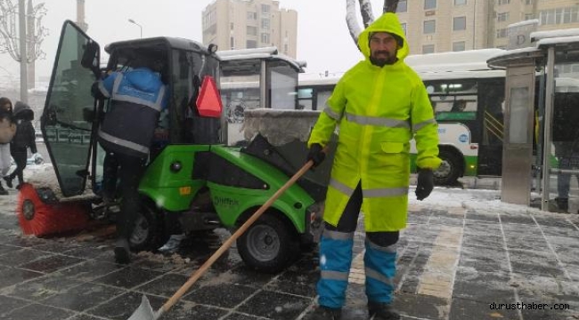 Kayseri'nin 6 ilçesinde eğitime kar engeli