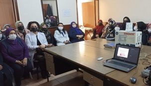 Kocaeli İzmit'te İZMEK kursiyerlerine 'kanser' bilinçlendirmesi