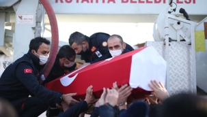 Kütahya'da itfaiye eri son yolculuğuna uğurlandı