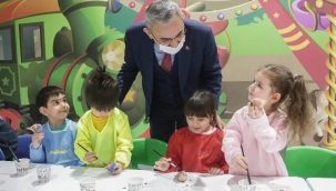 Kütahya'da minik eller seramik hamuruyla buluştu 