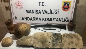 Manisa'da 'tarihi eser' operasyonu