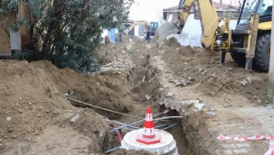 Manisa Kurudere’nin altyapı çalışmaları devam ediyor