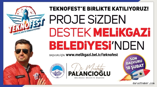 Melikgazi'nin Teknofest desteğine yoğun ilgi
