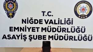 Niğde'de cep telefonu hırsızı yakalandı.