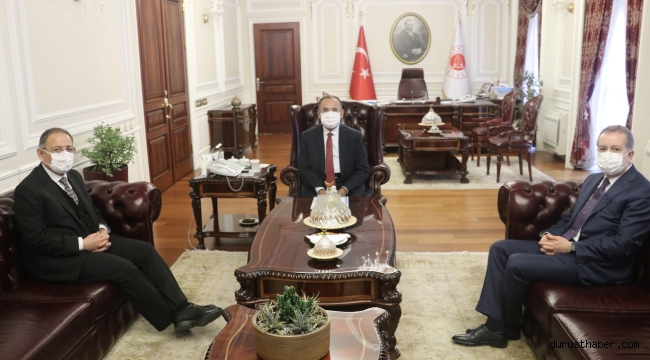 Özhaseki, Bakan Nebati, Bozdağ ve Muş'la görüştü