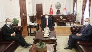 Özhaseki, Bakan Nebati, Bozdağ ve Muş'la görüştü 