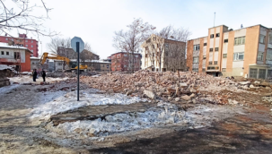 Sahabiye'de ilk iki etabın ardından üçüncü etab yıkım uygulamaları başladı