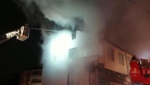 Sultanbeyli'de yangın paniği