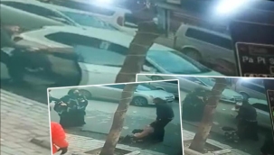 Sultangazi'de şaşkına çeviren anlar! Hırsızı, hareket halindeki otomobilden çekip dışarı çıkardı