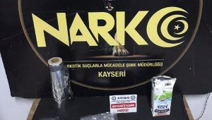 Süt paketinde ve ekmek arasında uyuşturucu ticaretine gözaltı