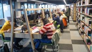 Talas'ın kütüphanelerine ara tatilde de yoğun ilgi